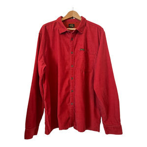 Billabong Wrangler Bowie Long Sleeve Corduroy Button-Up Western Pocket Shirt